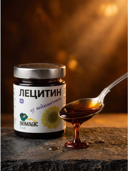 BioMagic Kungaboqar letsitini, tabiiy, o‘simlik asosida, 240 g