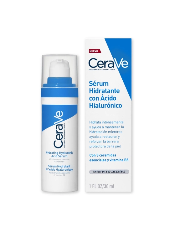 Увлажняющая сыворотка для лица CeraVe Hydrating Hyaluronic Acid Serum, 30 мл - 
