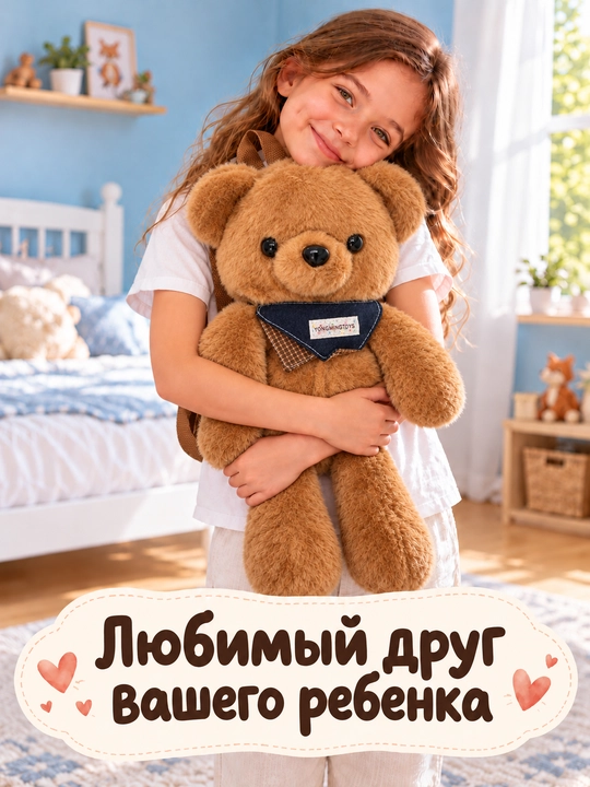 Рюкзак детский, Рюкзак с мягкой игрушкой, сумки для мальчиков и девочек, сумки