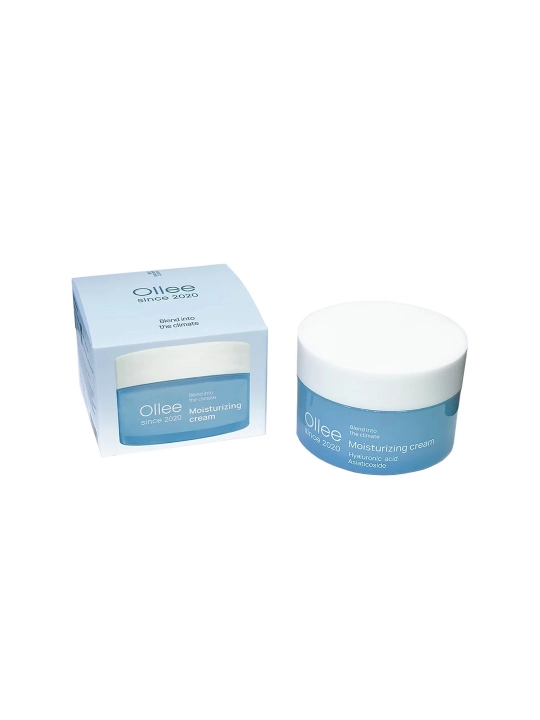 Ollee Moisturizing Cream Hyaluronic Acid & Asiaticoside Увлажняющий крем для лица, 100 мл