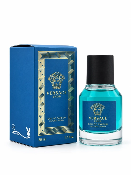 Eros parfyumlangan suvi, erkaklar uchun, purkagich bilan, 50 ml - 