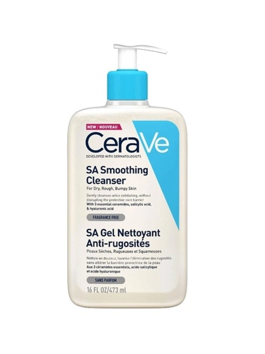 Смягчающий очищающий гель CeraVe SA Smoothing Cleanser для сухой кожи, 473 мл - 