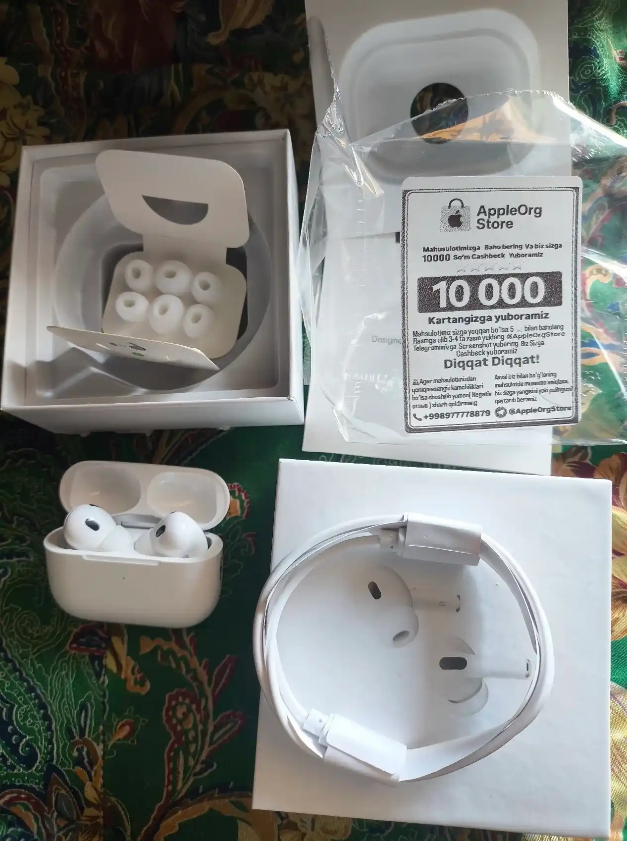 Simsiz quloqchinlar, Pro 2  Bluetooth Sensorli, Iphone va androidlar uchun  Naushnik