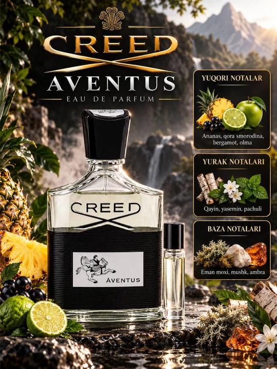 Creed Aventus — притягательный и мощный мужской аромат от ATIRCHI.UZ - 
