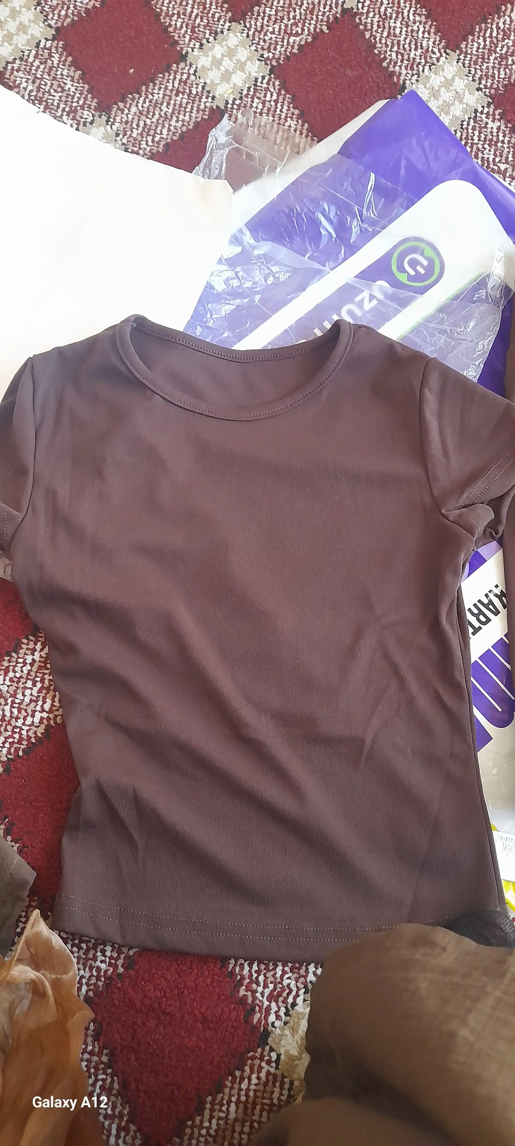 Ayollar Oversize shokolad rangli kostyum