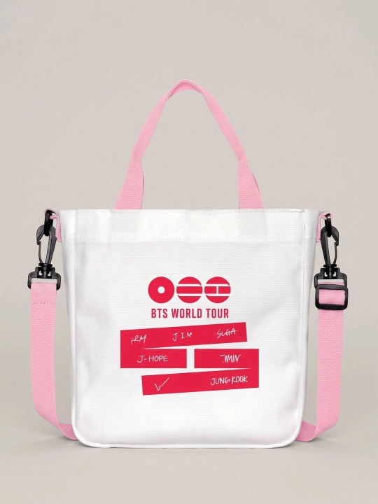 K-pop BTS Arirang World Tour shopper sumkasi, zamonaviy kundalik matoli sumka - 