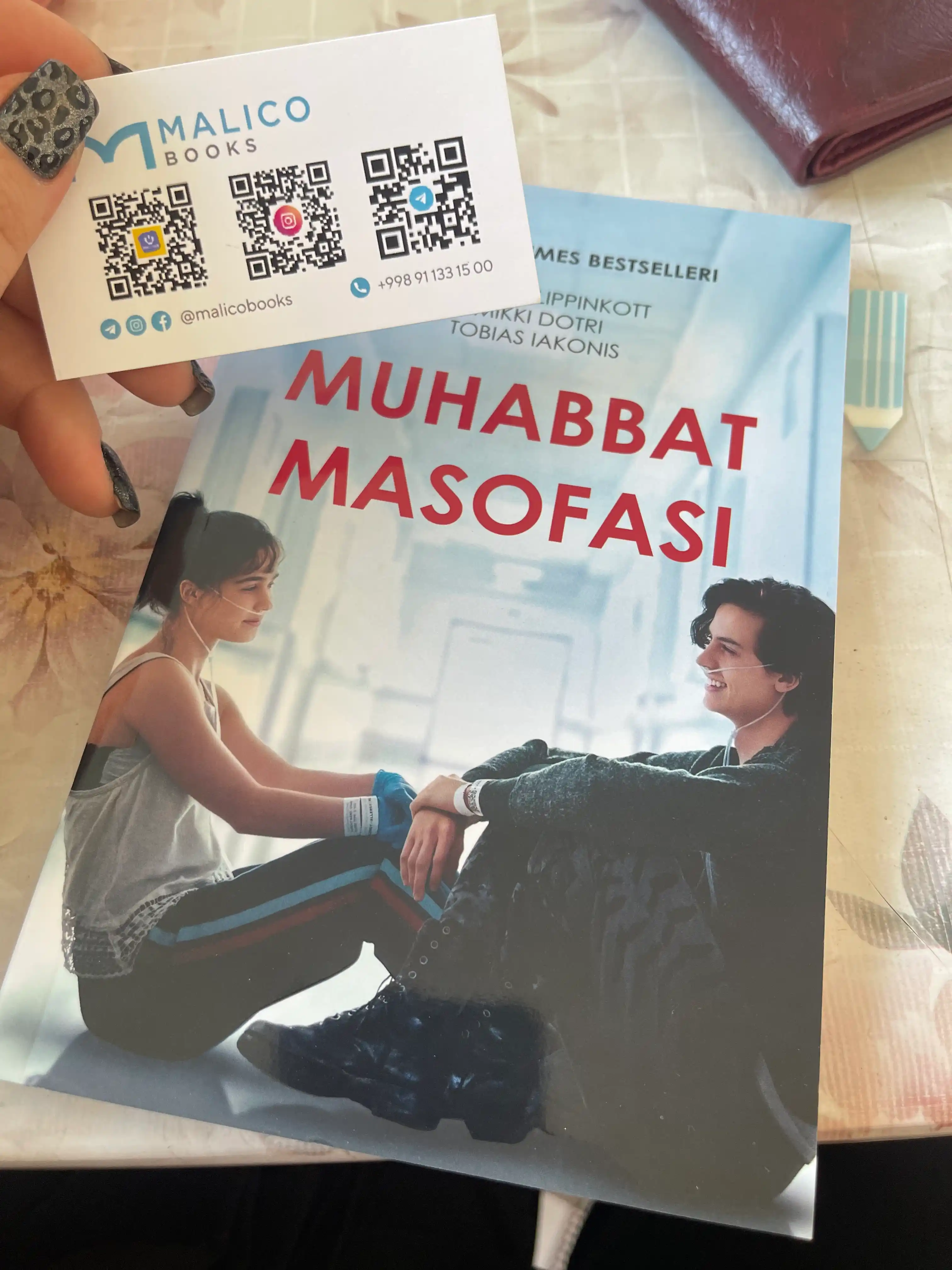Muhabbat masofasi. Reychel Lippinkott, Mikki Dotri, Tobias Iakonis (Книга на узбекском языке)