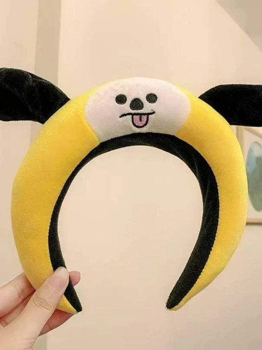 Ободок для волос BTS BT21 мягкий, повязка для умывания - 