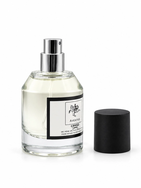 Erkaklar uchun Aventus ifori, purkagichli shisha flakon, 50 ml