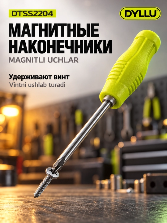 Набор отверток DYLLU DTSS2204, 4 шт., сталь 40Cr