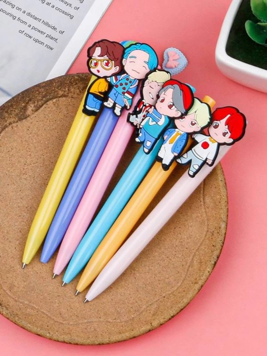 Набор ручек BTS BT21, 6 штук
