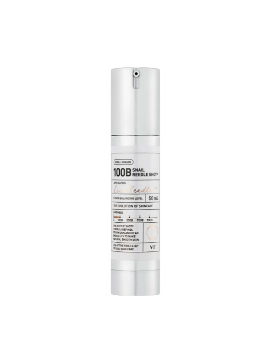 VT Cosmetics Snail Reedle Shot 100B Бустер-сыворотка для лица с микроиглами, 50 мл - 