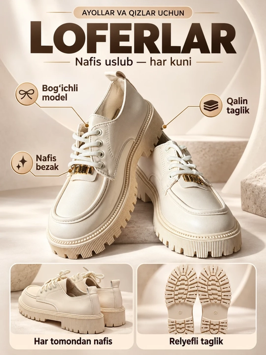 Ayollar va qizlar uchun loferlar, mokasina, mokaslar,lofer ayollar mokaslari, loferlar