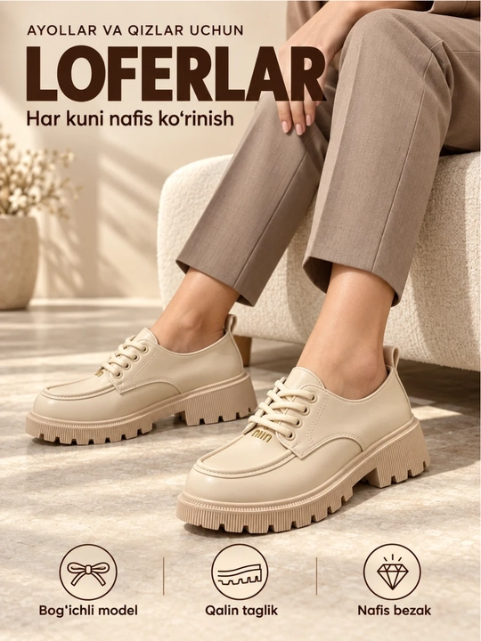Ayollar va qizlar uchun loferlar, mokasina, mokaslar,lofer ayollar mokaslari, loferlar
