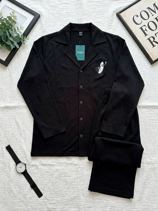 Erkaklar pijamasi, Costume 100% paxta