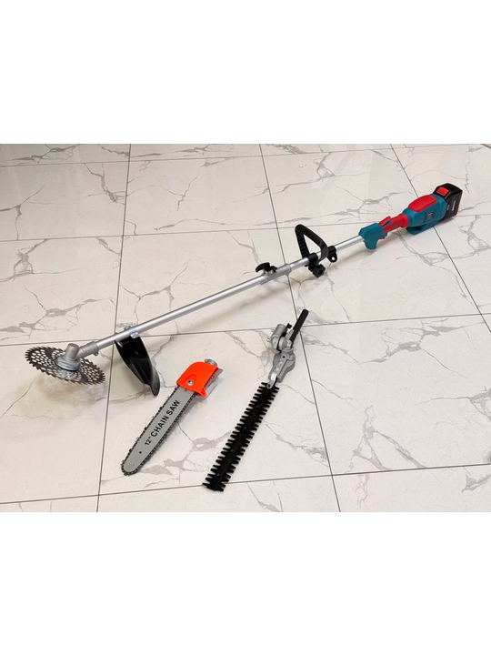 BIYOTI BYT-BC58 akkumulyatorli bog‘ asbobi 3 tasi 1 da, 20 V, 1200 Vt, 2 akkumulyator