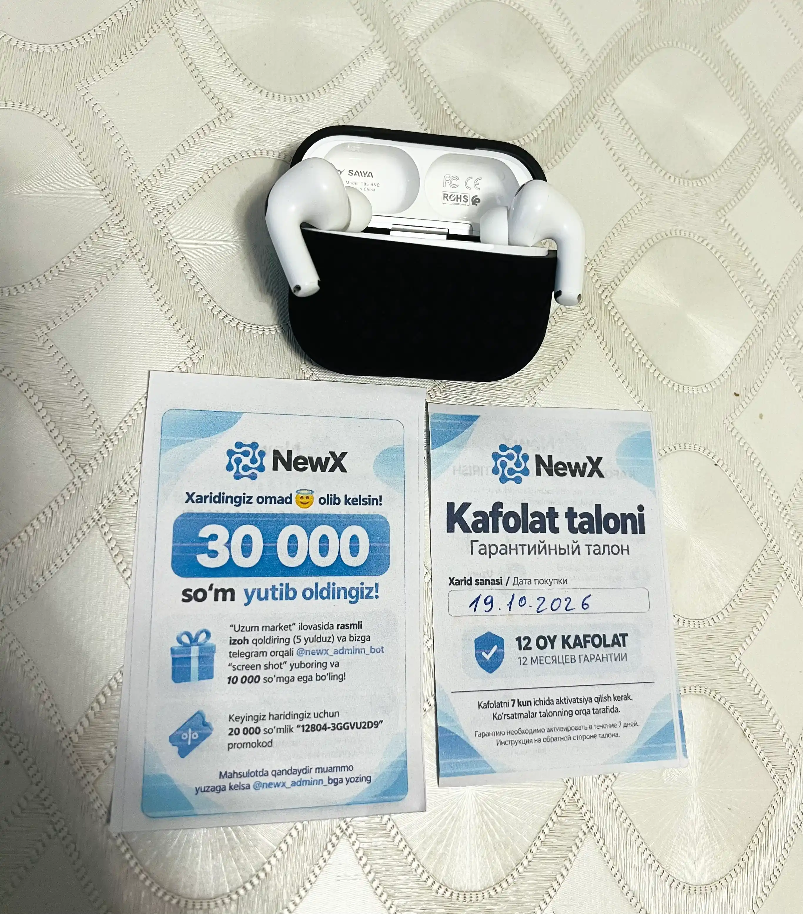 Pods Pro 3 ANC, simsiz quloqchinlar, Bluetooth, naushnik, barcha turdagi telefonlar uchun