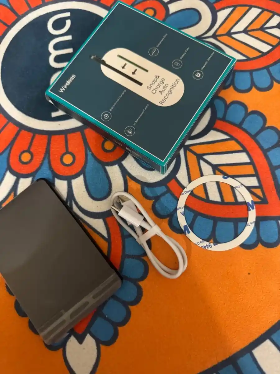 Power bank MagSafe, magnitli simsiz tashqi akkumulyator, 5000/10000 mAh, 15W/20W
