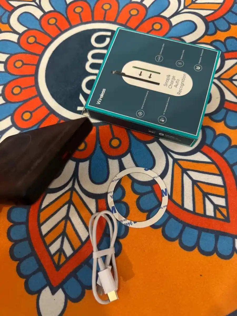 Power bank MagSafe, magnitli simsiz tashqi akkumulyator, 5000/10000 mAh, 15W/20W