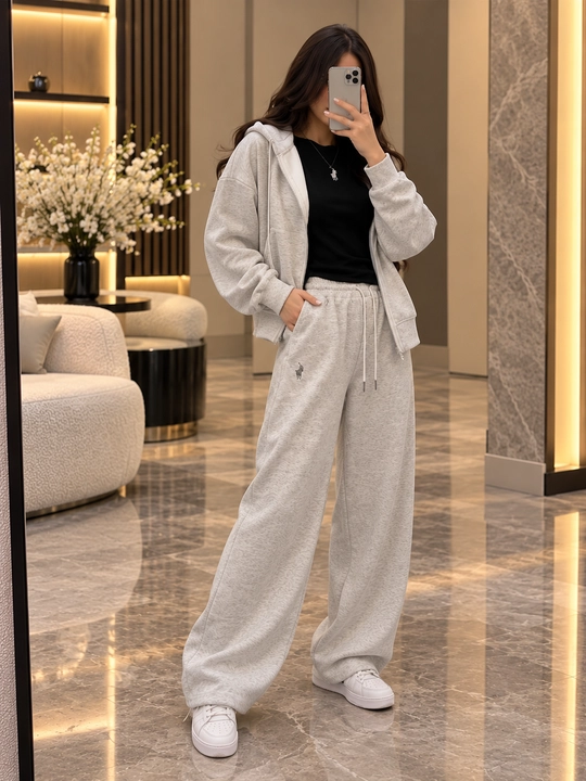 Uchlik sport kostyumi, oversize spartifka ayollar uchun, ayollar dvoykasi