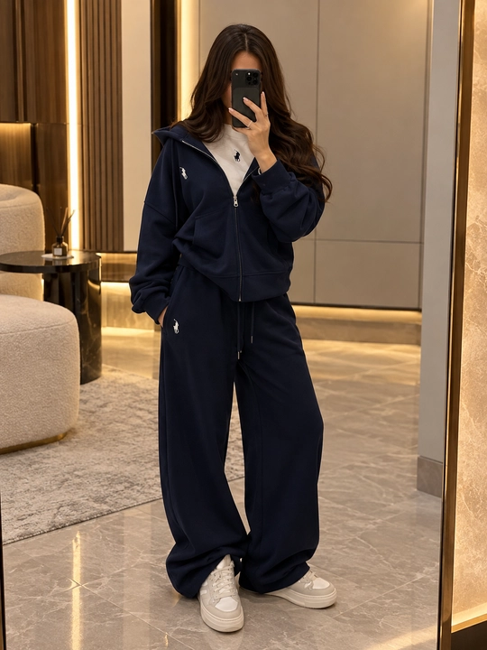 Uchlik sport kostyumi, oversize spartifka ayollar uchun, ayollar dvoykasi