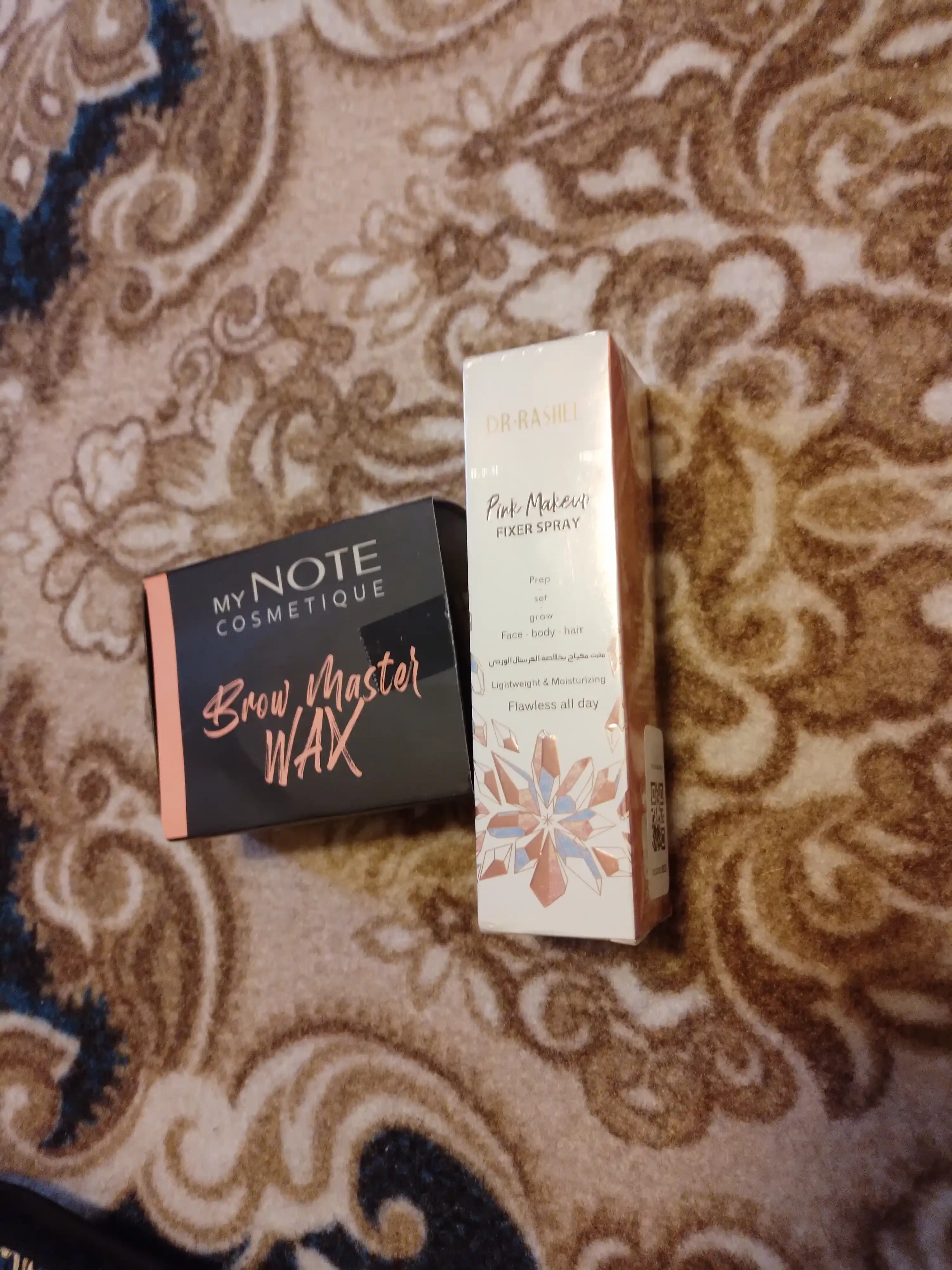 Yuz makiyaj uchun, namlovchi fiksator sprey, Dr.Rashel Gold va Pink, 100 ml