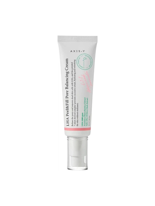 AXIS-Y LHA Peel & Fill Pore Balancing Cream Мягкий пилинг-крем для сужения пор, 50 мл - 