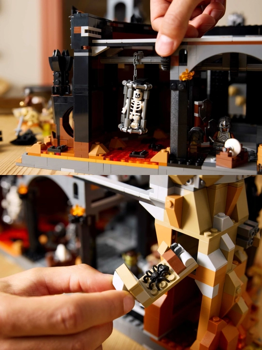 Konstruktor Lego Uzuklar Hukumdori: Barad-dur (Sauron minorasi), 10 ta minifigura