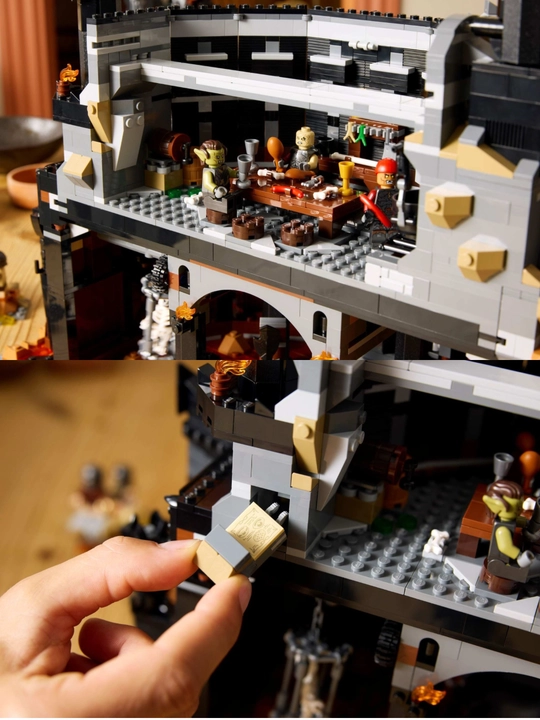 Konstruktor Lego Uzuklar Hukumdori: Barad-dur (Sauron minorasi), 10 ta minifigura