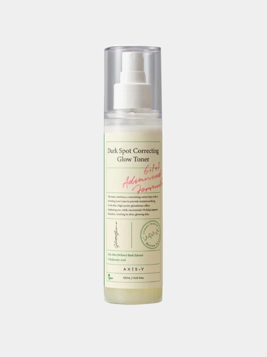 AXIS-Y Dark Spot Correcting Glow yuz uchun toner-mist, 125 ml - 