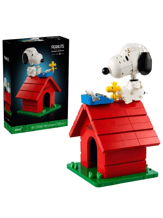 Конструктор Лего коллекционный Снупи и его будка (Peanuts: Snoopy's Doghouse), 964 детали - 