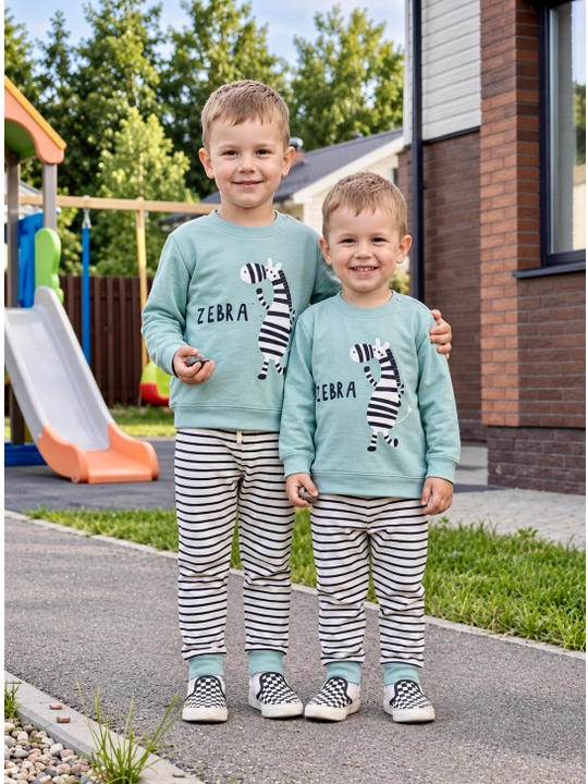 Детская пижама, Детский комплект одежды, хлопок, 1-5 лет,детская одежда