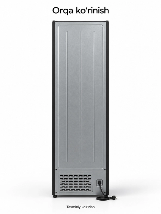 Товара Холодильник Ziffler FRF-290BFB, 290 л, No Frost, инверторный, чёрный