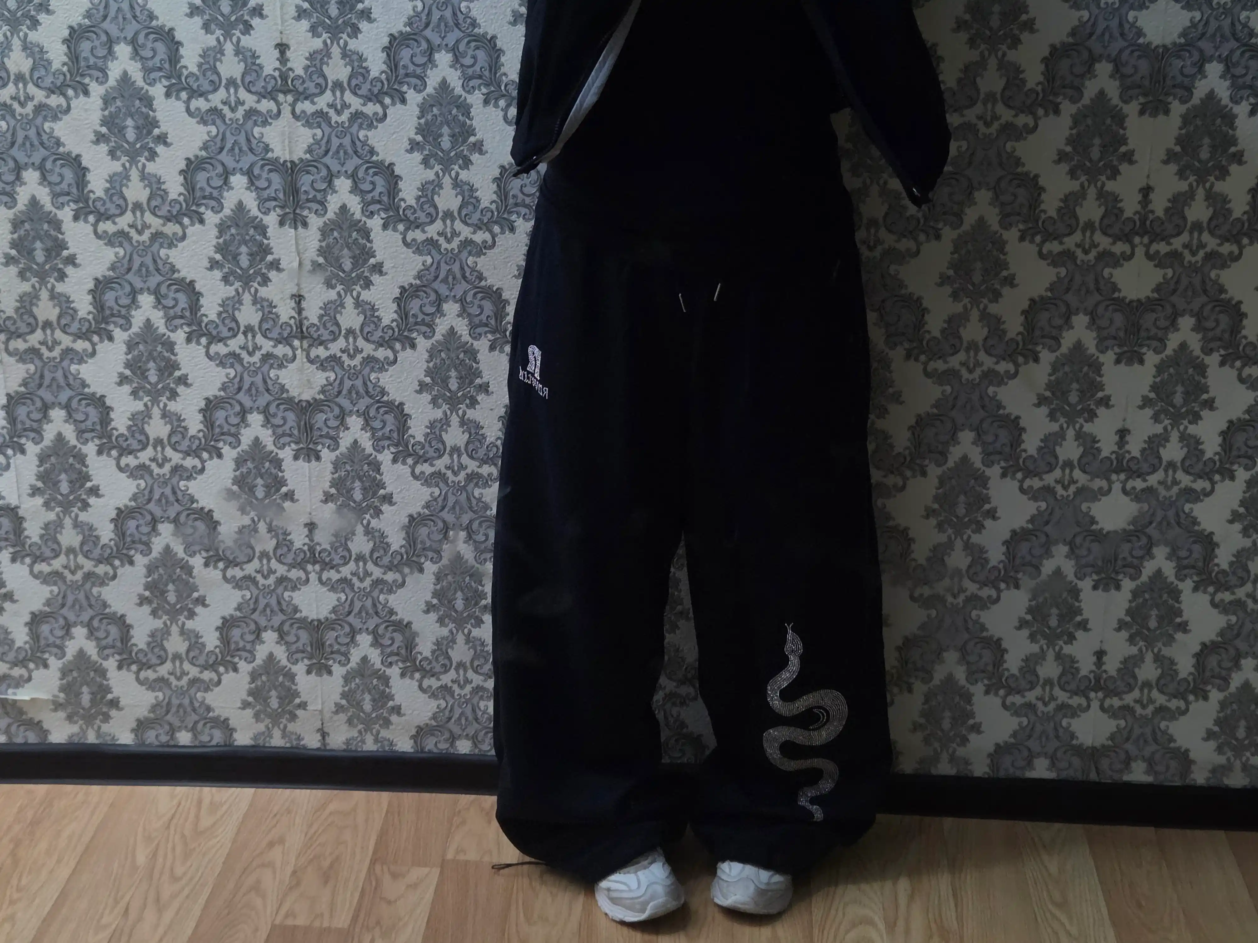 Ayollar sport shimlari, shalvar kuzgi — amerika vintage uslubi, oversize,baggy