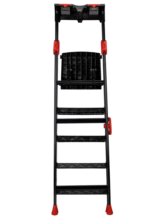 Perilla Comfort yigʻma narvon, qurilish narvoni, 250 kg gacha, lotok va tutqich bilan