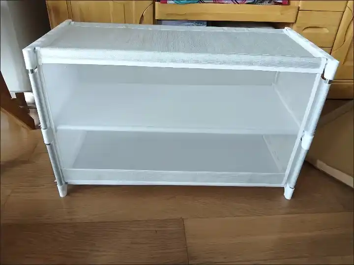 Обувной шкаф с дверцами, 3/7 ярусов, металлический каркас, пылезащитный, для прихожей