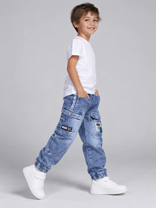 Jinsi shim qishki qalin 5-9 yoshga, jogger
