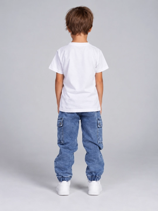 Jinsi shim qishki qalin 5-9 yoshga, jogger