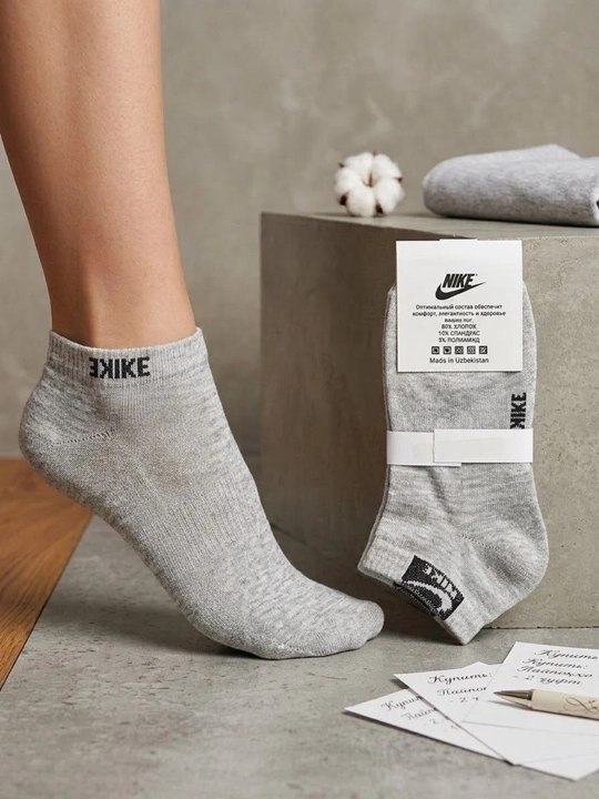 Nike qora kalta paypoqlari — Kun bo‘yi qulaylik va sifat - 
