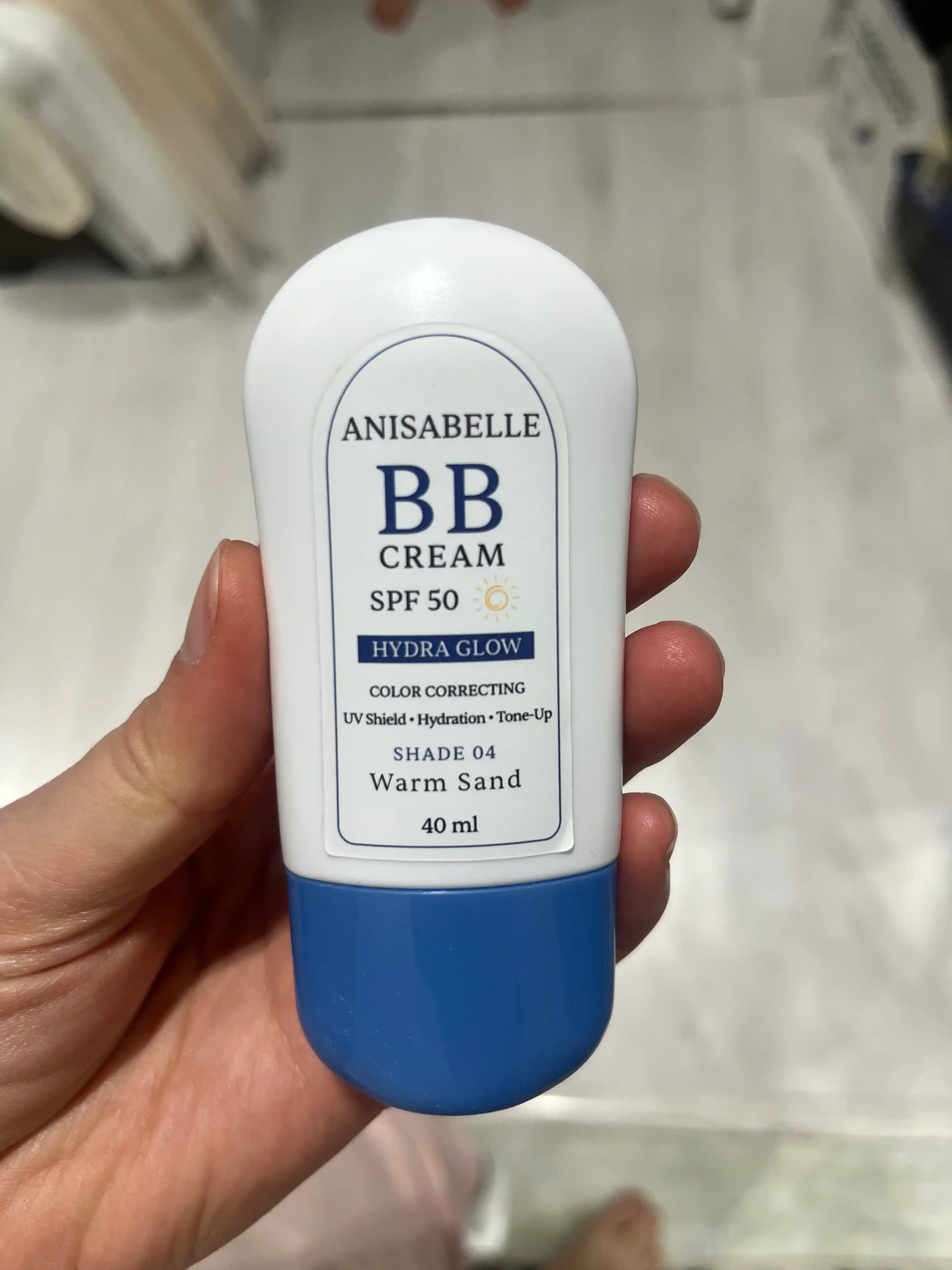 ANISABELLE yuz uchun BB krem, tonal krem, namlantiruvchi, SPF 50