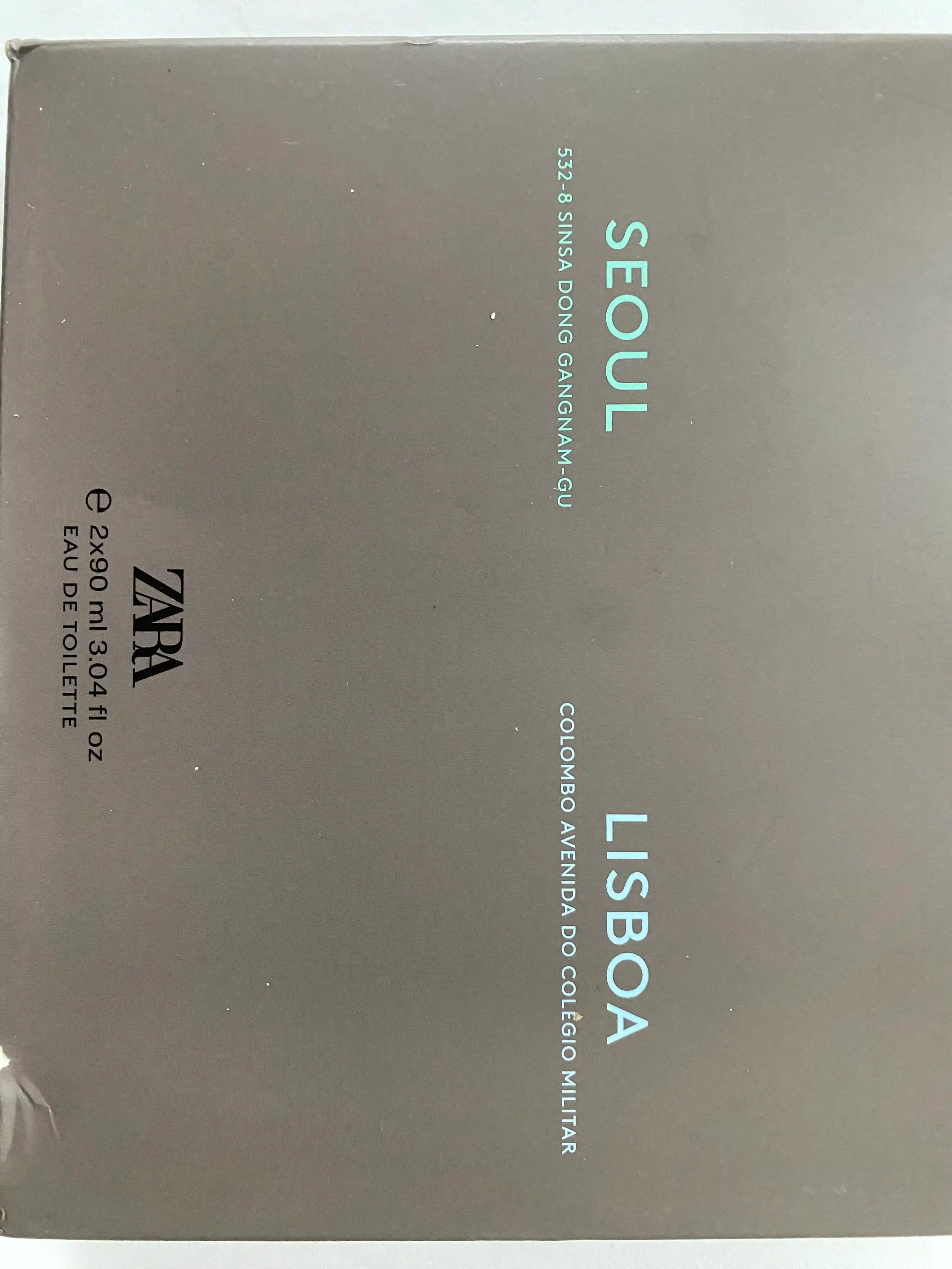 Erkaklar uchun atir to‘plami ZARA Seoul 100 ml, + Lisboa 100 ml