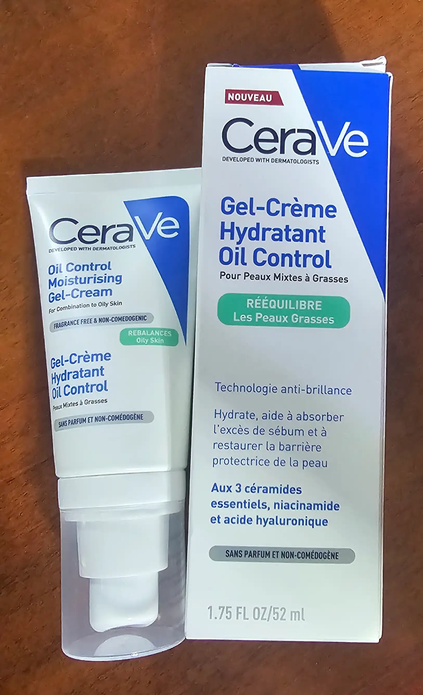 CERAVE Увлажняющий гель-крем для жирной и комбинированной кожи лица, 52мл