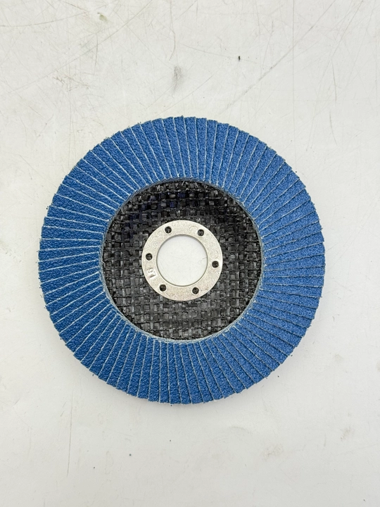 BKH P80 yaproqli silliqlash diski, 125 mm, ko‘k, metall, yog‘och va zanglamas po‘lat uchun
