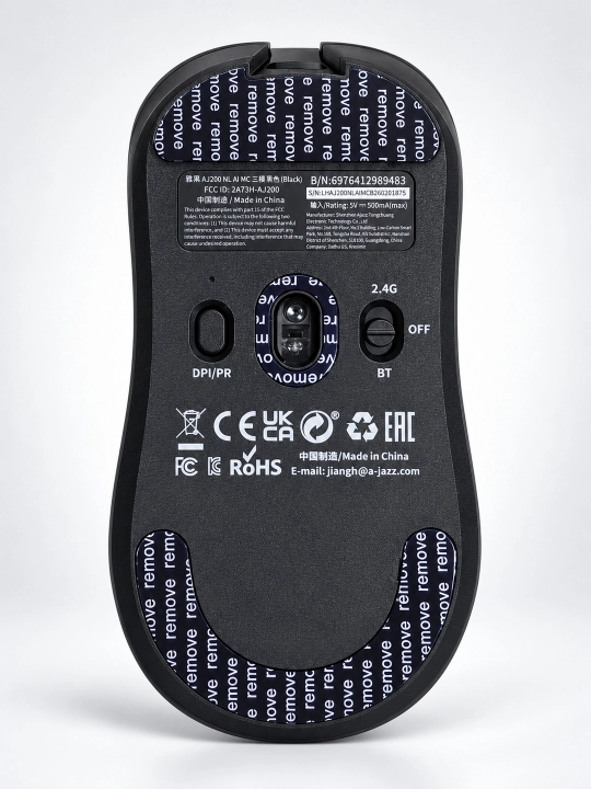 AJAZZ AJ200 NL AI MC simsiz gaming sichqoncha, AI yordamchi, PAW3311, 24000 DPI, Bluetooth
