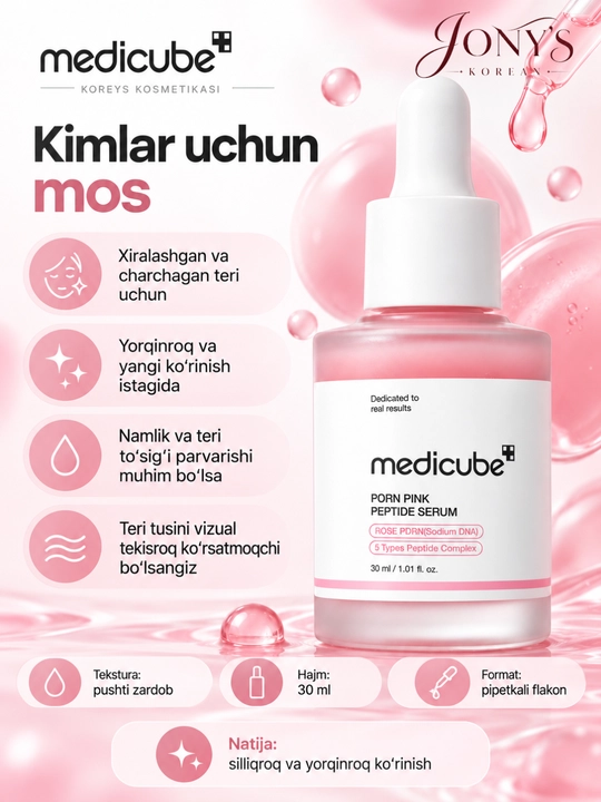 Medicube  — Сыворотка для лица увлажнение, упругость, сияние и ровный тон