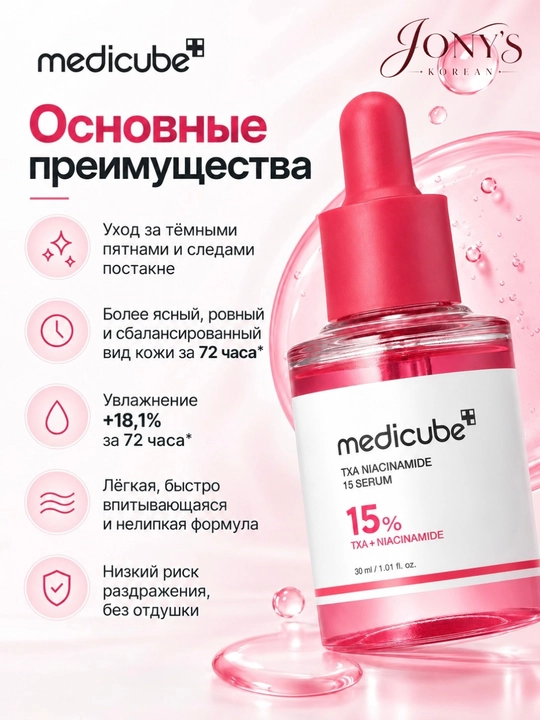 Medicube  — Сыворотка для лица увлажнение, упругость, сияние и ровный тон