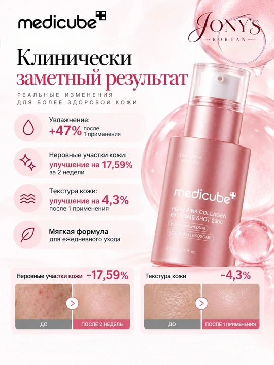 Medicube  — Сыворотка для лица увлажнение, упругость, сияние и ровный тон