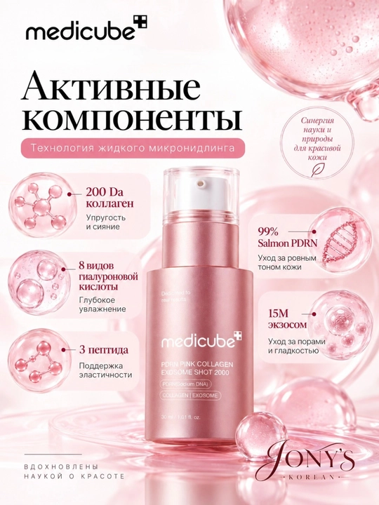 Medicube  — Сыворотка для лица увлажнение, упругость, сияние и ровный тон