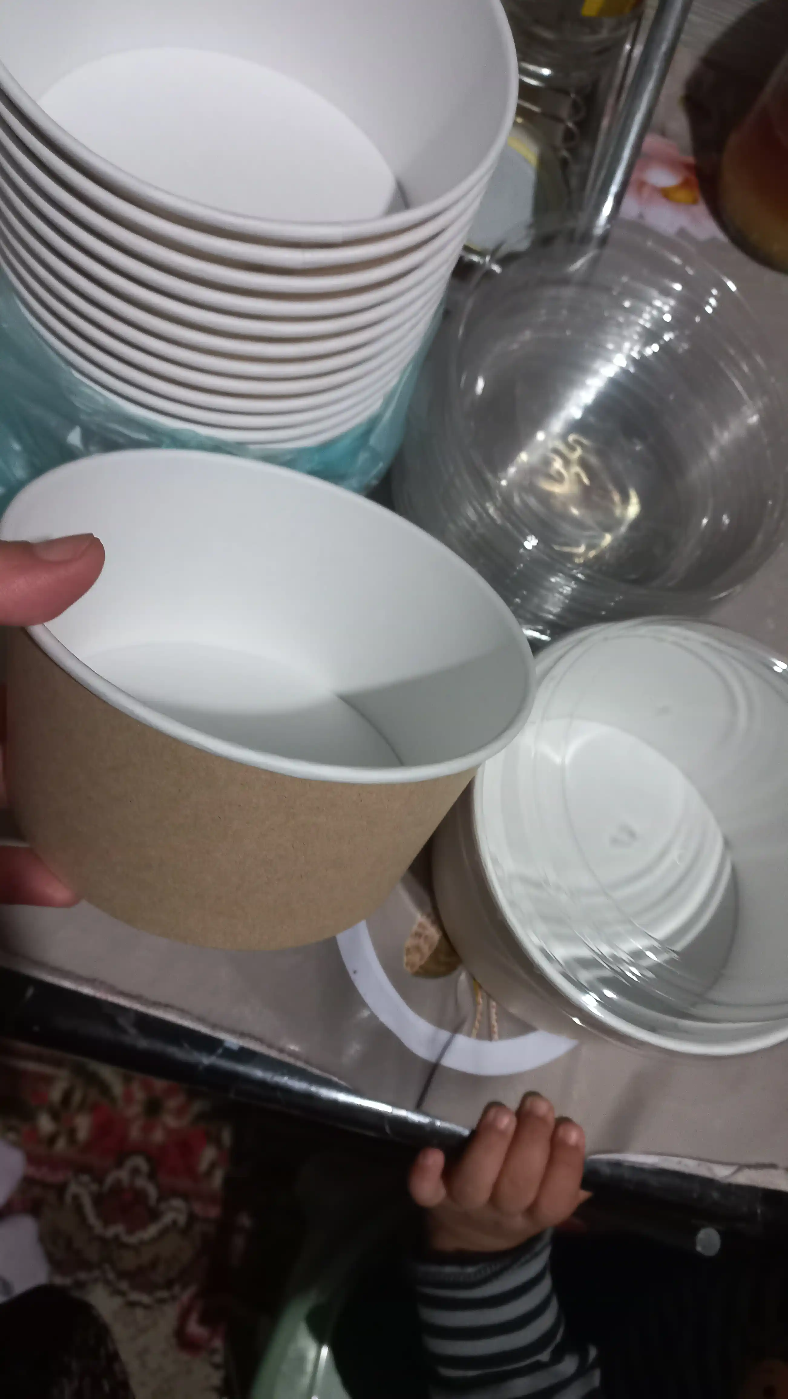 Одноразовые контейнеры с крышкой купольной OSQ Round Bowl, круглые, 15 шт