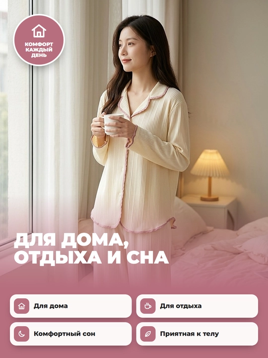 Пижама для женщин и девочек, для дома
